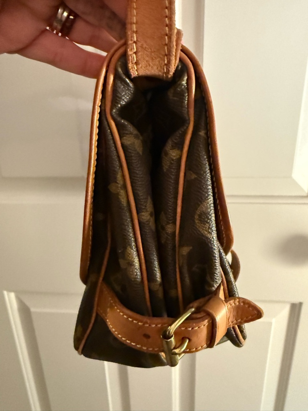 Louis Vuitton Monogram Crossbody Saddle Bag - Brown/Tan - Picture 5 of 7